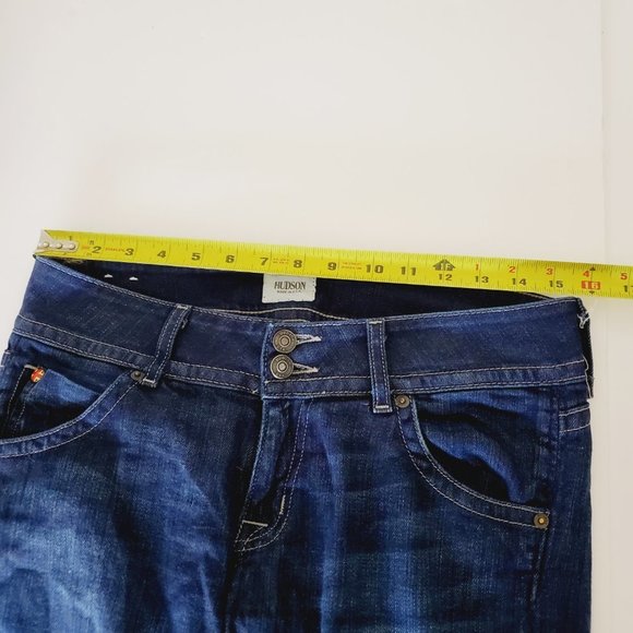 Hudson Jeans Classic Bootcut Flap Pocket Low Rise Blue 27 - Picture 10 of 12